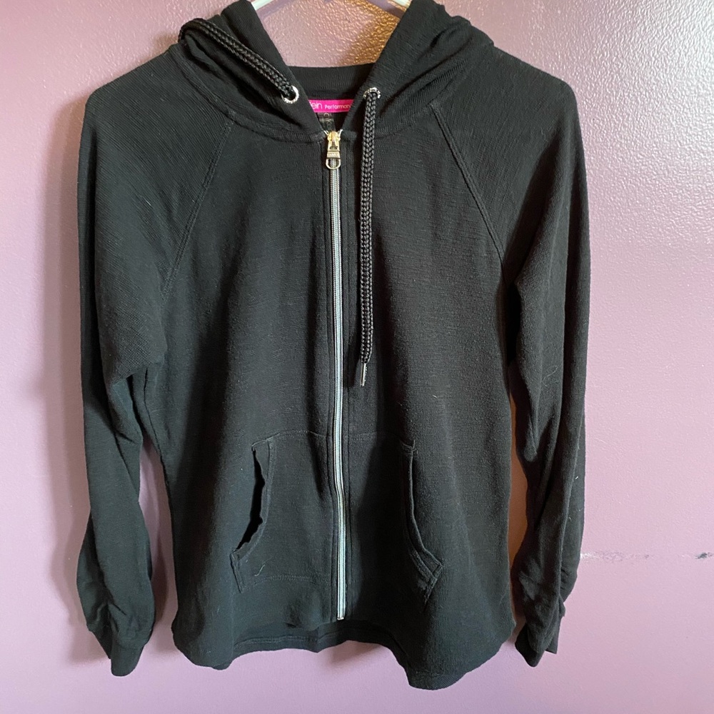 Calvin Klein zip up hoodie.